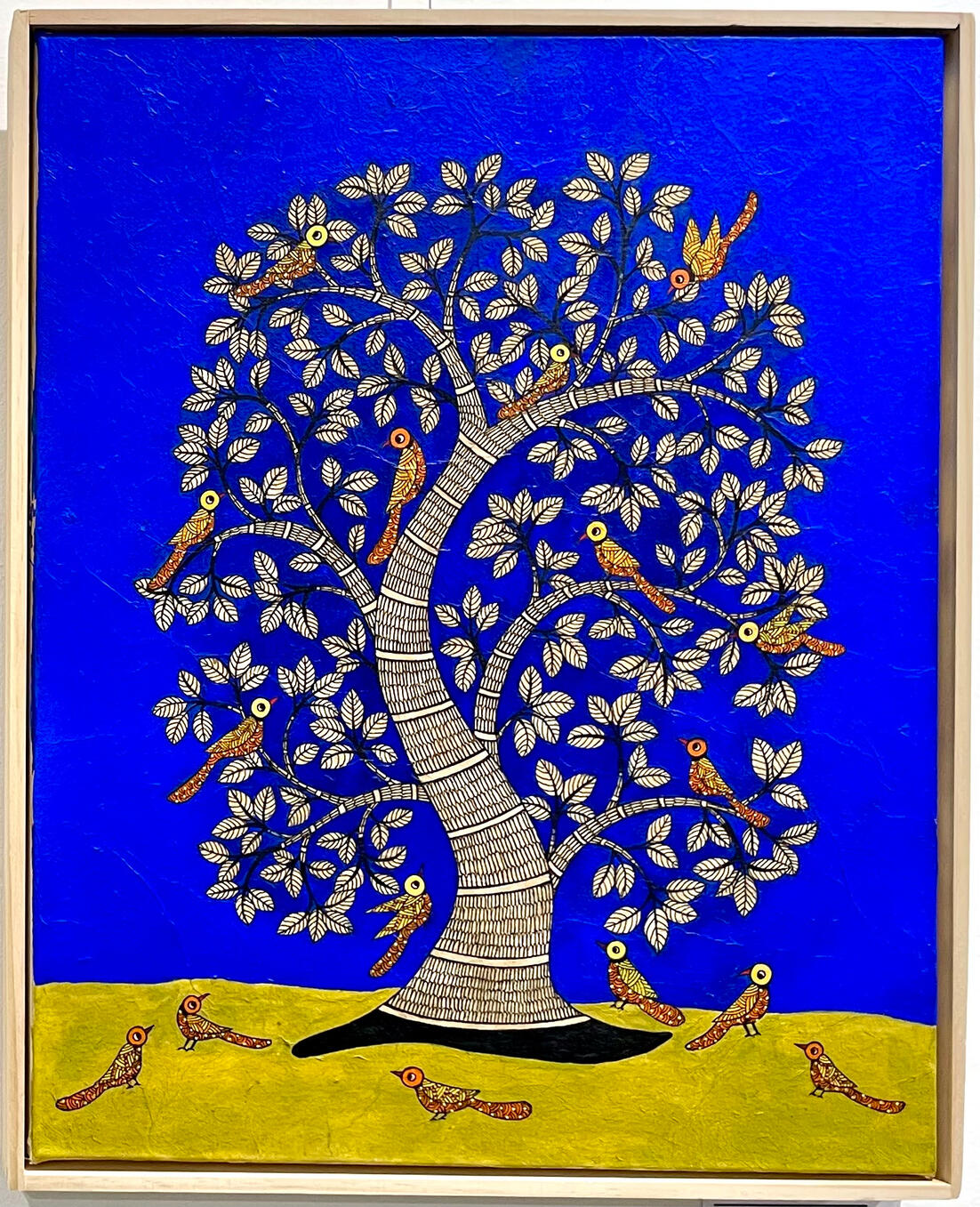 From the series Kalpvriksha — The Tree of Life, inspired by Gond art