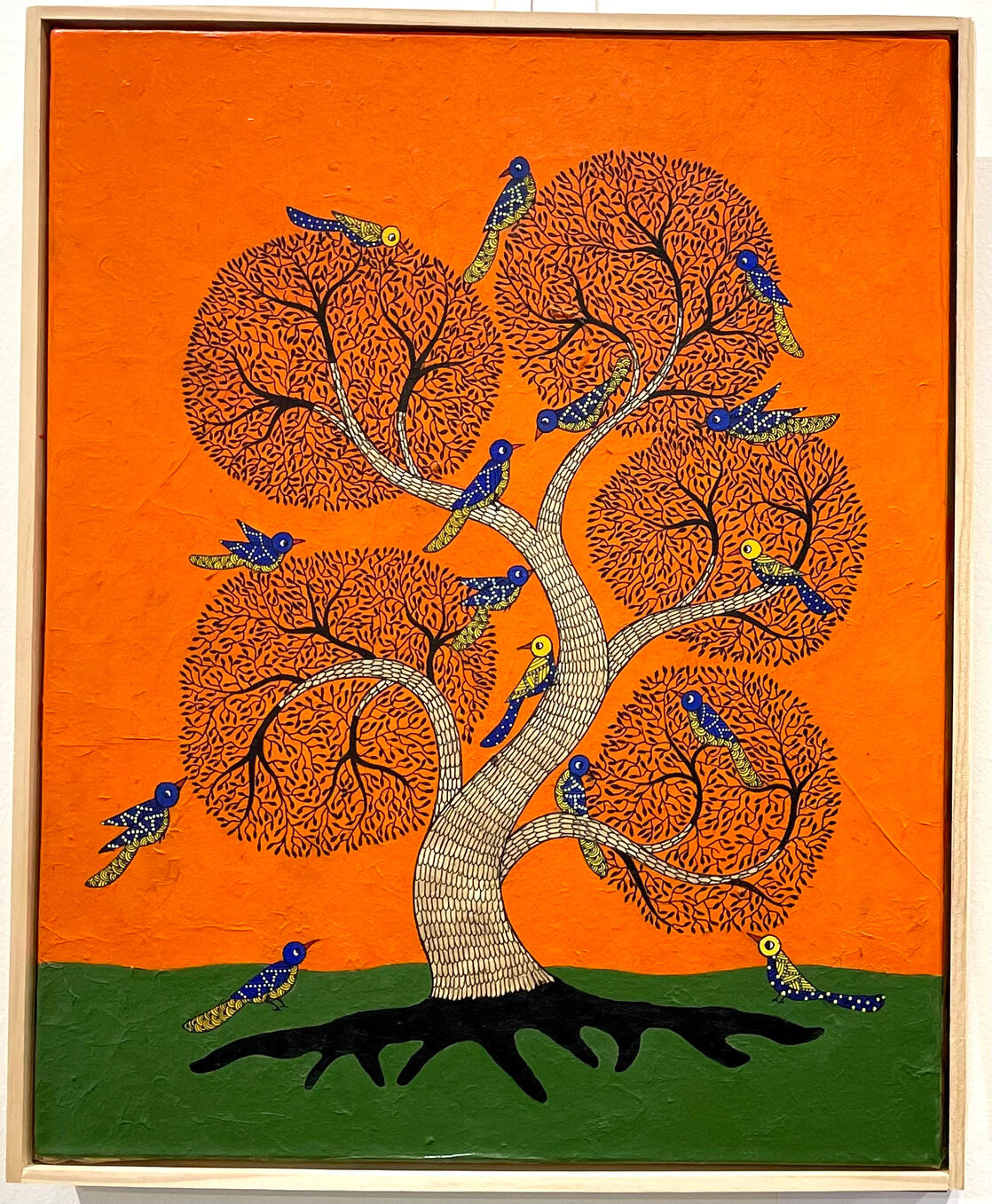 From the series Kalpvriksha — The Tree of Life, inspired by Gond art