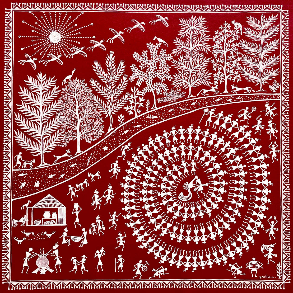 Warli Life - Everyday Moments